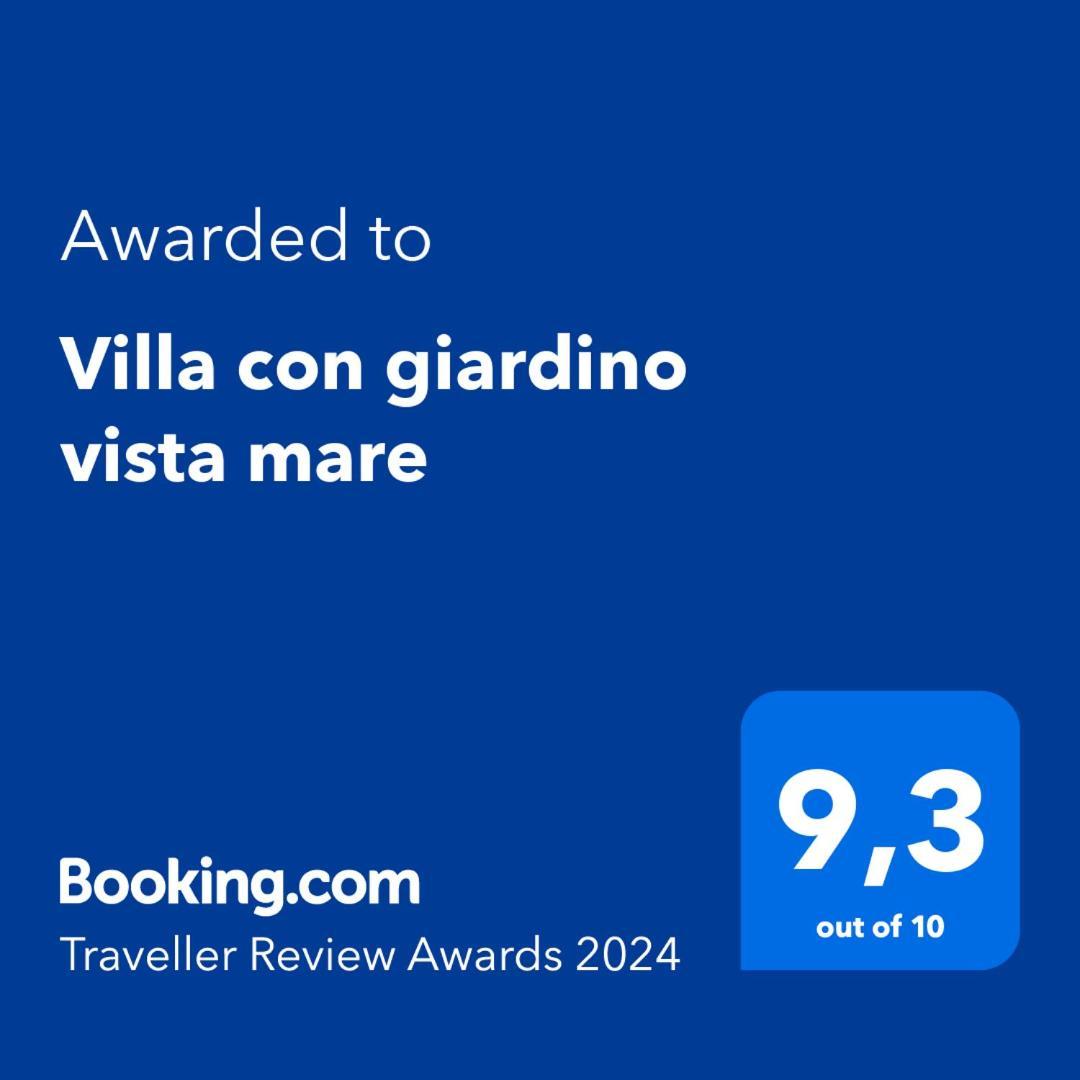 Villa Con Giardino Vista Mare Capitana Ngoại thất bức ảnh